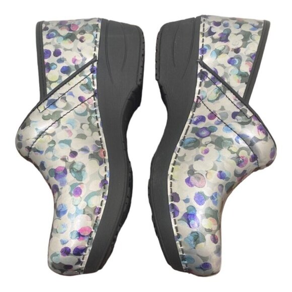 Dansko New Women's XP 2.0 Clogs Multi-dot Patent size 38 - Picture 6 of 13